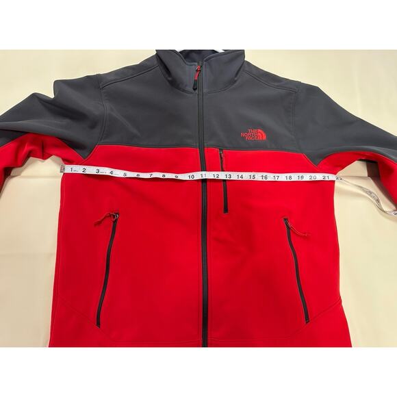The North Face Apex Bionic Jacket Men's sz M Red/Black Soft Shell Outdoor Zip Up - Picture 5 of 14
